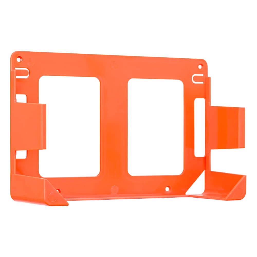 BIGPACK 10x Erste-Hilfe-Verbandkasten, Wandhalter, orange, Kunststoff, DIN 13157 aus Kunststoff, Art.-Nr. 608876 | Verbandskasten | Notfallkoffer | Erste Hilfe Kasten
