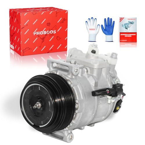Image of PHOBOOS A /C compressor with Clutch Compatible with Land Rover & Jaguar