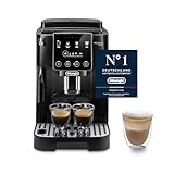 De’Longhi Magnifica Start - Perfetto Kaffeevollautomat mit klassischem Milchaufschäumer, 4 One-Touch-Getränke, Cappuccino, Espresso Kaffeemaschine, Soft-Touch-Bedienfeld, Schwarz (ECAM222.20.B)