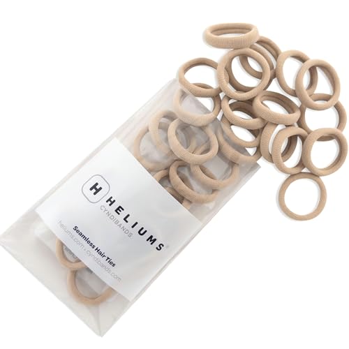 Heliums Sandy Blonde Mini Nylon Hair Ties