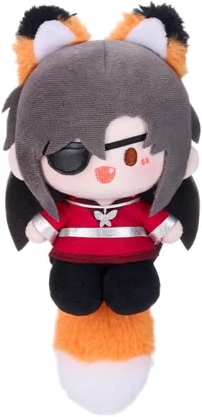 Heaven Officials Blessing Plush Dolls, Anime Character Pendants, Keychain Accessories, 12CM Soft Polyester Fiber Toys, Backpack Decorations, Collectible Figures (Hua Cheng)