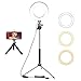 Produktbild Ringlicht mit Stativ, 6 Zoll Dimmbares Selfie Ringleuchte mit 3 Farbmodi & 10 Helligkeit Led Ringlicht für Selfie, Vlog, Makeup, YouTube, Live-Stream