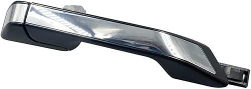 HUYILUN0104 Manija exterior de puerta corredera del lado derecho del pasajero trasero negro pintado con cromo compatible con Honda Odyssey 2011-2017