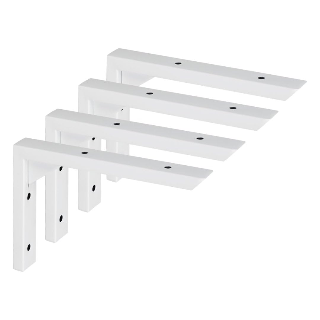 Mooche 4PCS Heavy Duty Shelf Brackets 6 inch