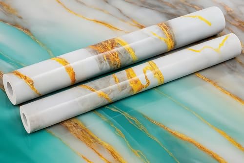 Image of Barebeauty 60 x 200 cm Kitchen Wallpaper, Self Adhesive Oil Proof Waterproof Wall Sticker for Kitchen, Anti-Mold Heat Resistant Backsplash Wall Covering (Pack of 5, 64.6 Sq. Ft. Approx)