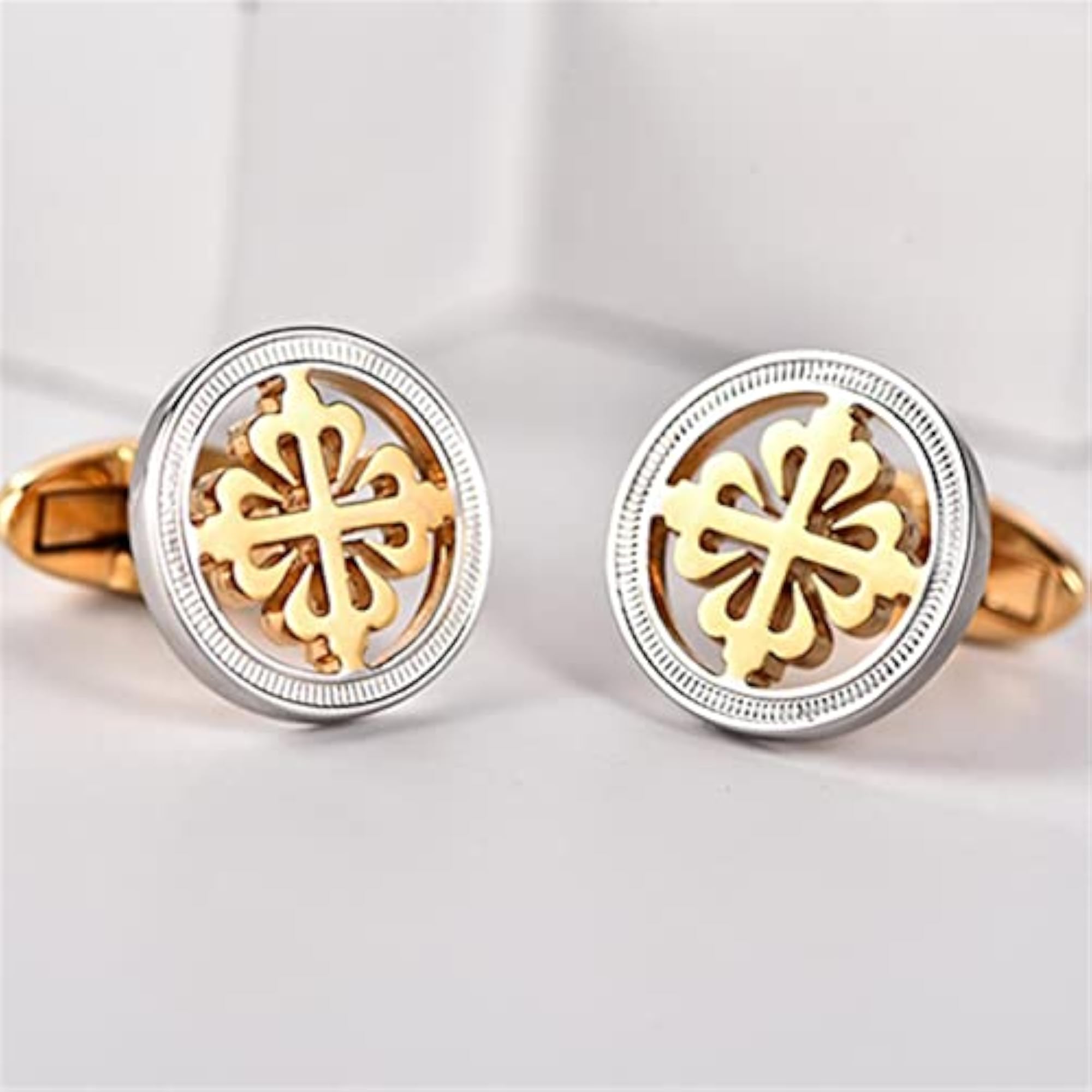 Luxury Dress Shirt Cuff Links Unisex Cufflinks