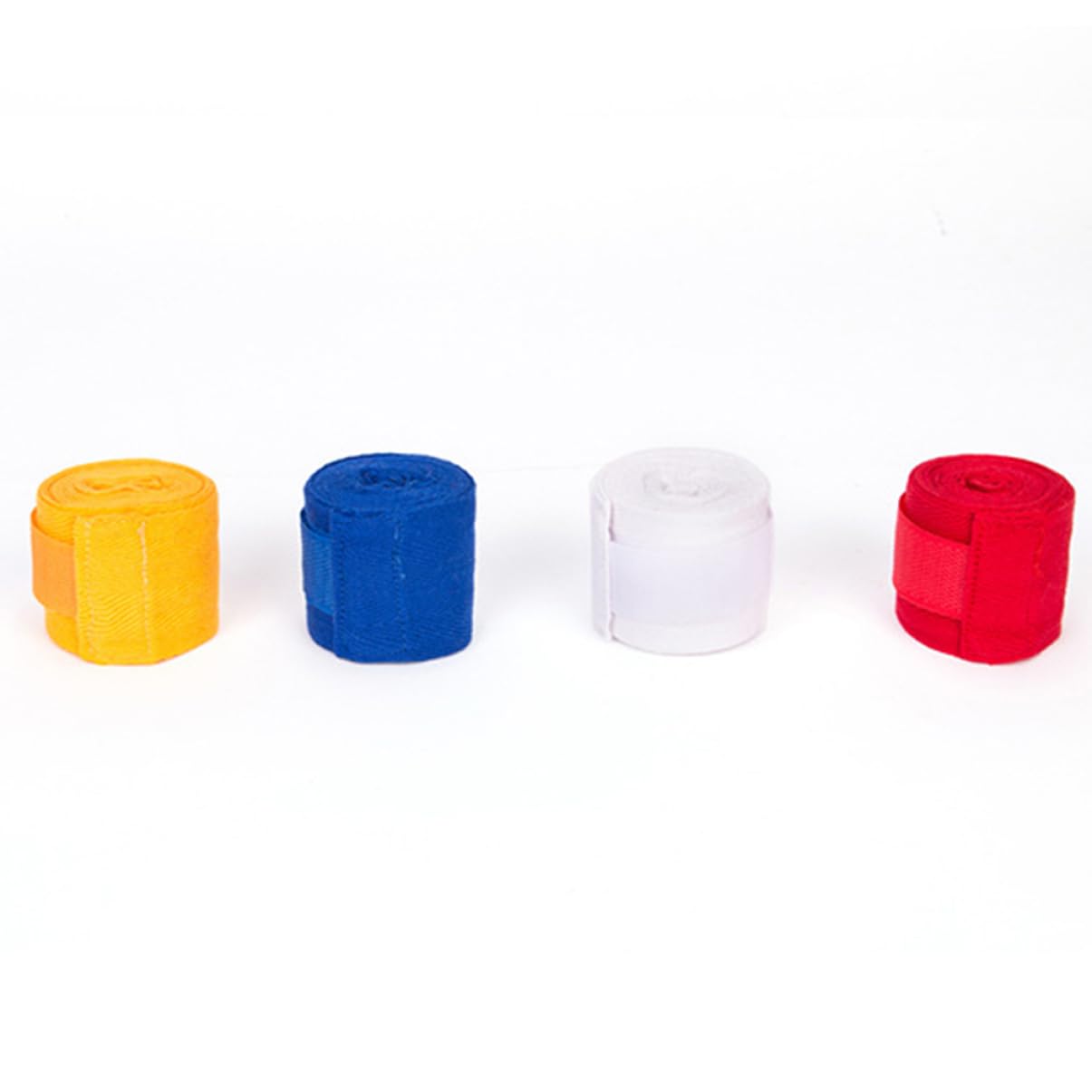 BESPORTBLE Protective Boxing Hand Wraps Handguard Straps in Yellow 2.5m Cotton for Karate Boxing Fitness Sticking Pad Closure