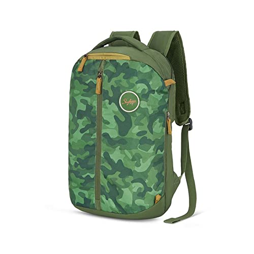 Buy Skybags Offroader Nx Polyester Mens Laptop Backpack(GREEN, FREE