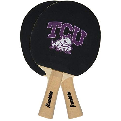 Franklin Sports NCAA TCU Horned Frogs Collegiate Table Tennis Paddle Set