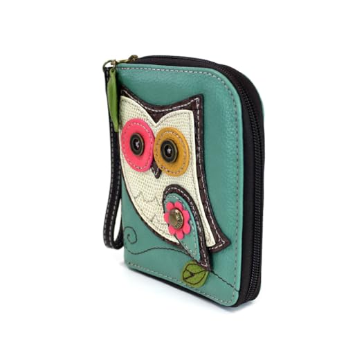Image of CHALA Zip Around Wallet, Wristlet, 8 Credit Card Slots, Sturdy Pu Leather