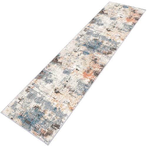 TUOJINRUIDA Alfombra abstracta para pasillo de 80 x 120 cm, lavable y antideslizante, para entrada, dormitorio, pasarela y cocina TUOJINRUIDA Alfombra abstracta para pasillo de 80 x 120 cm, lavable y antideslizante, para entrada, dormitorio, pasarela y cocina