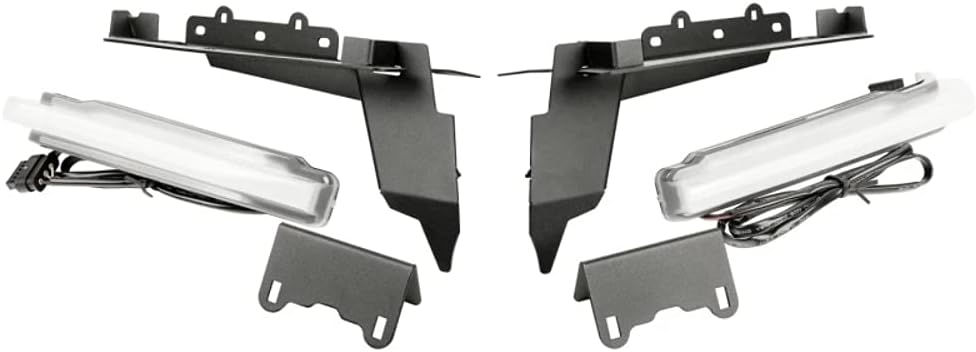 Rugged Ridge Chop Brackets for Jeep Wrangler/Gladiator | Daytime Running Lights, Front | 11640.96 | Fits 2018-2025 Jeep Wrangler JL; 2020-2025 Jeep Gladiator JT