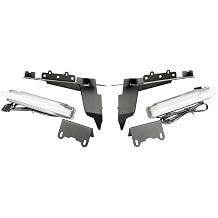 Rugged Ridge Chop Brackets for Jeep Wrangler/Gladiator | Daytime Running Lights, Front | 11640.96 | Fits 2018-2025 Jeep Wrangler JL; 2020-2025 Jeep Gladiator JT
