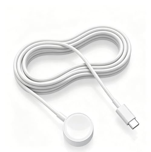 Chargeur pour Apple Watch, Station de Charge USB C Magnétique 1M, 2026 Nouvelle Portabilité Station de Recharge Rapide pour Montre, Compatible avec Apple...