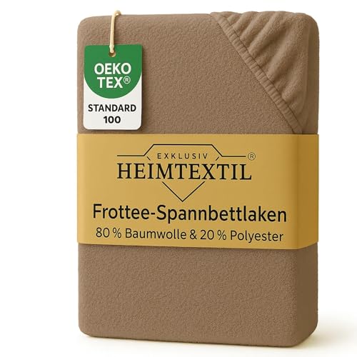 Sábana bajera de rizo, con goma en el borde, disponible en diferentes tamaños y colores, algodón rizado, arena, 60 - 70 x 140 cm