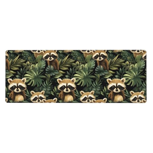 Tapis de souris de jeu grand format avec bords cousus renforcés pour ordinateur portable et PC