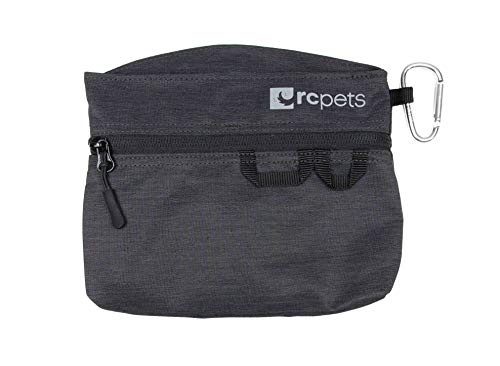RC Pet Products Quick Grab Treat Bag, Training Pouch with Belt Clip, Dog Bag Dispenser and Stofor Accessories, Heather Black RC Pet Products Quick Grab Treat Bag, Training Pouch with Belt Clip, Dog Bag Dispenser and Stofor Accessories, Heather Black