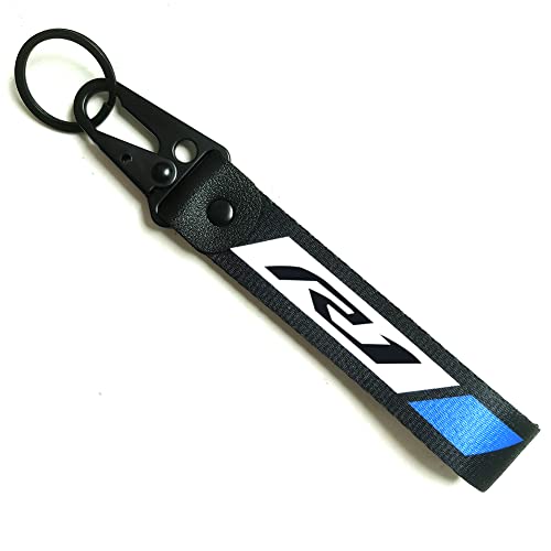 Motorcycle Metal Key Holder Chain Tag With Stamp Logo Nylon