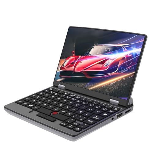 CYMINILMDPC N95 Mini Laptop,Windows 11 Pro,16GB DDR4 512GB SSD,7 Inch Touch Screen,Resolution,1280 * 800,Computer Office Ultrabook Notebook 2.0MP