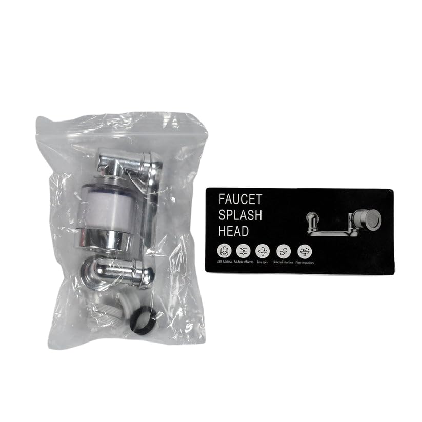 Rotating Splash Filter Faucet Sprayer Head Double O Ring Design Water Saving Nozzle for Kitchen Bathroom Tap-image-12