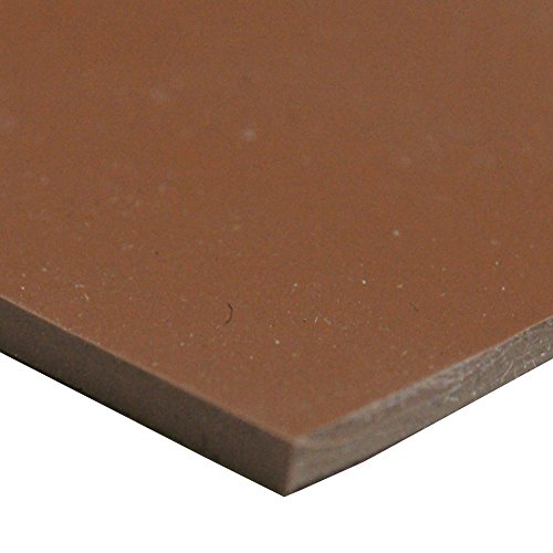 Image of Small Parts 36-005N-032-036-012 Silicone Sheet, 50A Durometer, Smooth Finish, No Backing, 0.032 inch Thickness, 36 inch Width, 12 inch Length, Brown