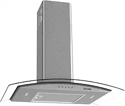 COIFA DE PAREDE 70CM VIDRO CURVO CLEAN FOGATTI KROMANOX 127V