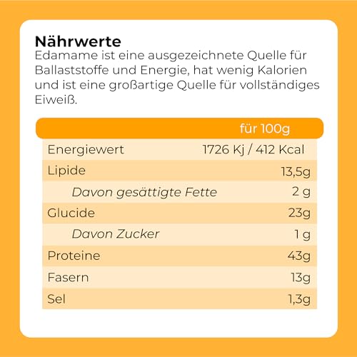 Edamame-Bohnen 1 Kg I Mischung aus 3 gerösteten, leicht gesalzenen Sojabohnen 1 kg I Glutenfrei I Schmackhafte natürliche getrocknete Bohnen I Geeignet für Veganer I Snacks und Zwischenmahlzeiten