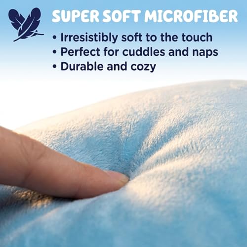 Image of Jay Franco Bluey Snuggle Pillow - Super Soft Plush Decorative Throw Pillow - Measures 15 Inches (Official Bluey Product)