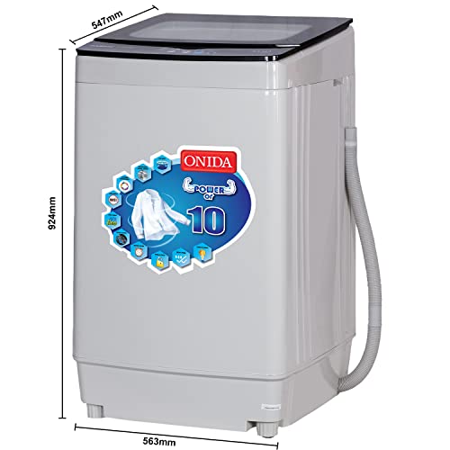Image of ONIDA 6.5 kg Fully Automatic Top Load Grey (T65CGN1)
