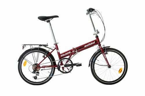 Multibrand PROBIKE Pieghevole 20 pollici, bicicletta pieghevole a 6 marce,