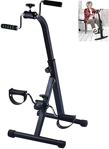 JFGUOYA Exercise Bike Arm and Leg Exerciser - Arm & Leg Exercise Peddler Machine - Portable Pedal Exerciser - Fitness Equipment for Seniors and Elderly - Pedal Exercise Bike