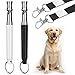 Atevn Dog Whistle, 2 Pack Dog Training Whistle with Lanyard, Adjustable Ultrasonic Silent Dog Recall Whistles, Professional Dog Whistle to Stop Barking Neighbors Dog