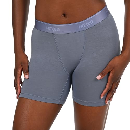 Image of Woxer Boxer Shorts for Women - 5 inch Baller Boy Shorts Underwear, Soft Modal, Chafe Free - Breathable & Moisture-Wicking
