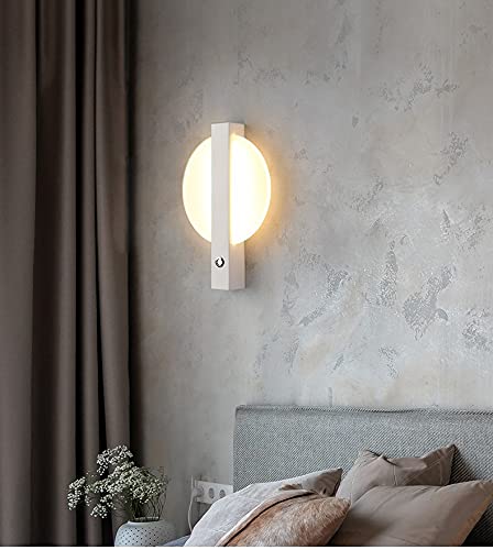 Lámparas de pared LED con interruptor para leer en el dormitorio sin incomodidades 7