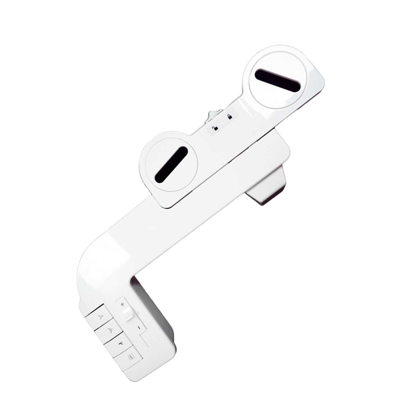 ABS Bidet Cleaner Having Two Outlets and Bronze Control for Enhanced Sanitation and Comfort in Bathroom Permanent ABS Bidet
