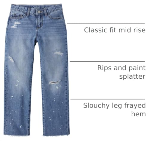 Image of The Children's Place Girls' Wide Leg Jeans