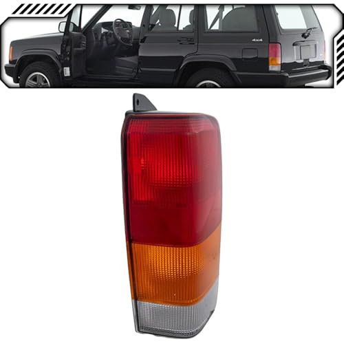EPIC LIGHTING OE Style Halogen Tail Light w/o Circuit Board Assembly Replacement for JEEP 97-01 CHEROKEE [ CH2800128 4897399AA ] Left Driver Side