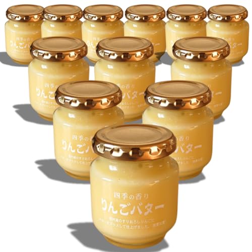 りんご バター まるごと果実 四季の香りジャム jam ツルヤオリジナル 信州ご当地お取り寄せグルメ 大人買い 140g×12本セット