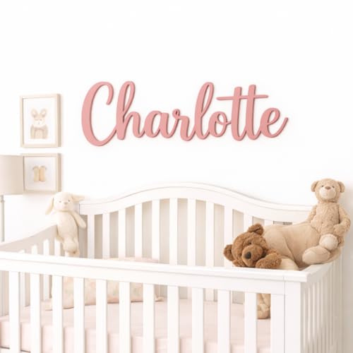 Prénom bois de 20 cm à 96 cm décor de chambre d’enfant personnalisé fait à la main