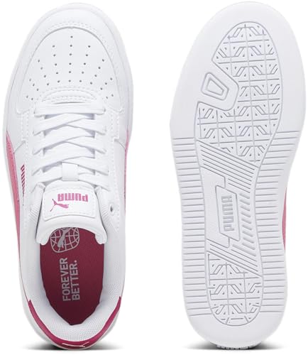 Puma - Juniors Puma Caven 2.0 Shoes, Color Puma White/Strawberry Burst/Pinktastic, Size: 5 M US Big Kid4