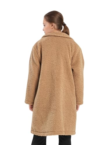 solomate Girls Fleece Jacket - Girls' Outerwear Jackets & Coats Long Fall Lightweight Dress Coat for Kids3