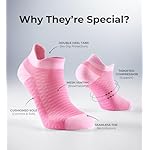 FITRELL Ankle Compression Socks for Women & Men - Cushioned Arch Support Running Socks, Plantar Fasciitis Relief 5/6 Pairs - Image 3