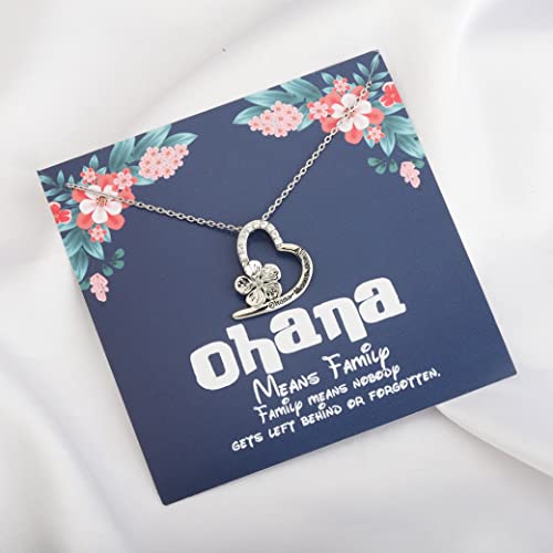 Image of FOTAP Ohana Family Hawaiian Flower Necklace - Gift for Reunion, Trip or BBF