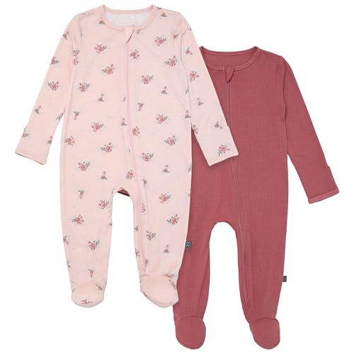 Image of Modern Moments by Gerber unisex-baby Viscose 2-pack Sleep 'N Play With Mitten Cuffs