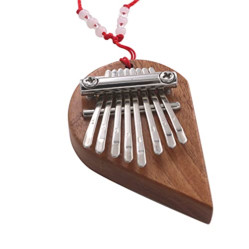 QISILE Kalimba Mini piano à pouce portable 8 touches en forme de cœur pour enfants et adultes débutants, facile à… - Les Beatles, Paul McCartney, John Lennon, RIngo Starr, George Harrison QISILE Kalimba Mini piano à pouce portable 8 touches en forme de cœur pour enfants et adultes débutants, facile à… – Image 5