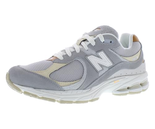 New Balance 2002R Mens Shoes Size 9.5, Color: Light Grey/Beige/Grey