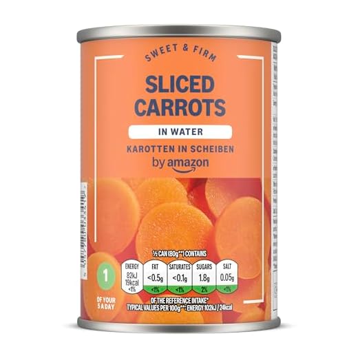 by Amazon Sliced Carrots In Water, 300g