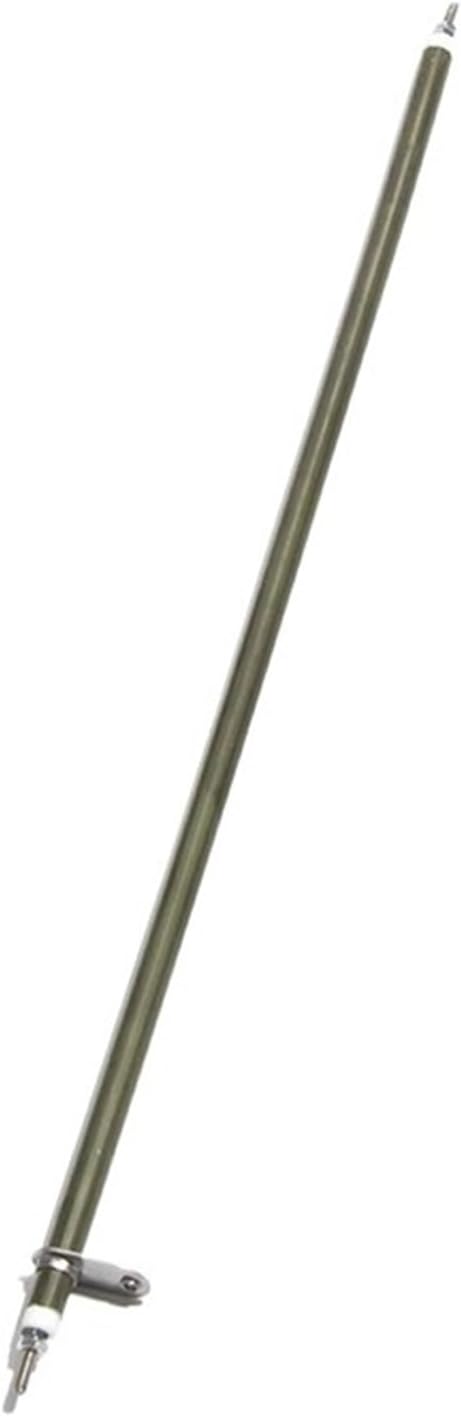 2pcs Straight Electric Oven Heating Element Tube, 110V/220V 300W, 6.6mm*345-370mm, with Round Metal Sheet(220V,300W 345mm 315mm L)