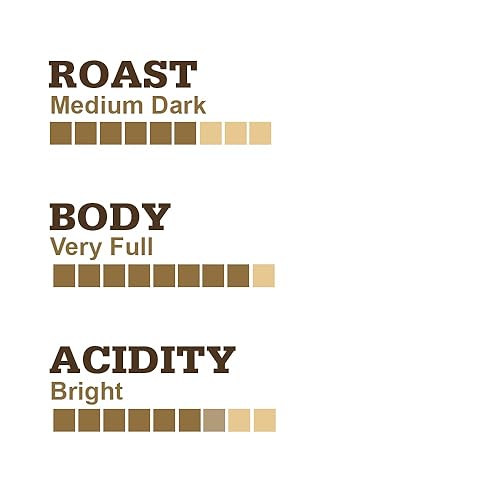 Vista 3 de Muskoka Roastery Coffee, mezcla orgánica Aki, tostado oscuro medio, café molido, 16.01 oz