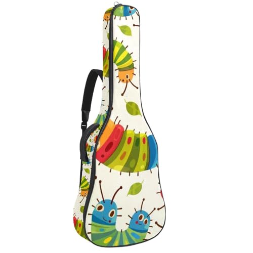 Housse guitare acoustique 109 cm chenille étui souple Oxford